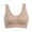 Beige, variant on MELLCO Breathable Sport Yoga Bras, Women Seamless Solid Bra, Fitness Bras Tops Size S-3XL