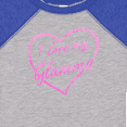 thumbnail image 4 of Inktastic I Love My Glamma in Pink Chalk Heart Boys or Girls Baby Bodysuit, 4 of 5