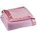 thumbnail image 3 of OakRidge Satin Fleece Blanket, Full/Queen, Twin or King Size â€“ 100% Polyester Lightweight Fabric, Rose, 3 of 4