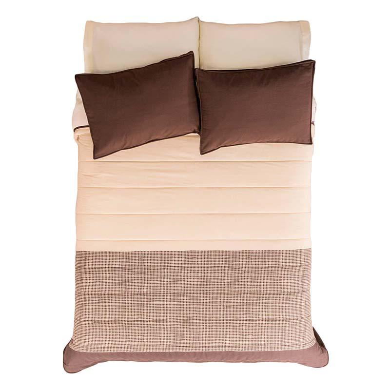 Details about   Quetzal Brown Reversible Bedspread Set by Vianney 