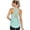 Mint Green, variant on Women's Quick Dry Sleeveless Running Tank Top, Breathable Lightweight Sports Shirt, for Gym Fitness Workout or Outdoor Running Training Mint Green