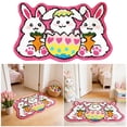 thumbnail image 1 of zhangmingg Easter Doormat Soft Welcome Rug Decorative Floor Mat for Holiday Party Indoor Outdoor Use, 1 of 7