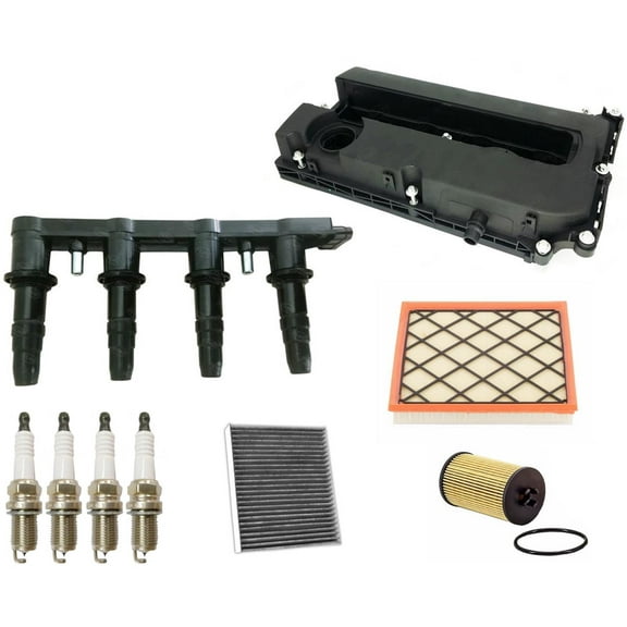 Ignition Coils Spark Plugs Valve Cover & Filters For Chevrolet Cruze 1.8L 11-16