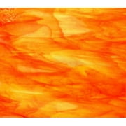 OCEANSIDE STAINED/FUSING GLASS SHEETS - INFERNO PEARL OPAL MIX FUSIBLE (Small 8" x 12")