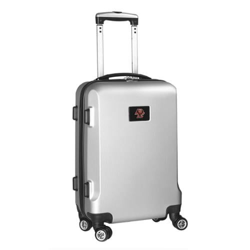 Denco Sports NCAA Boston College Eagles 20-inch Hardside Carry-on Spinner Upright Suitcase Silver