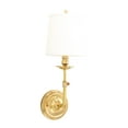thumbnail image 2 of Hudson Valley HV-171-AGB Wall Sconce Light Fixture Aged Brass, 2 of 2