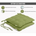 thumbnail image 3 of Vargottam Set of 2 Comfortable Chair Pads Seat Cushion with Full-Length Ties for Non-Slip Support Polyester Filling for Dining | Office | Kitchen Reduces Pressure & Washable, 3 of 9