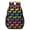 Bulldog Black Pattern, variant on German Shepherd and Dog Paw Print 17" School Backpacks for Teens,Waterproof Oxford Fabric,S-Shape Padded Straps for School,Travel,Hiking,Camping