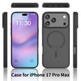 thumbnail image 6 of XNB For iPhone 17 Pro Max Slim Matte Magnetic Case,Compatible with MagSafe,Fall Protection Transparent Phone Case, 6 of 7