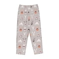 thumbnail image 4 of Xecao Various Rabbits Women's Straight Lounge Pajama Pants: The Epitome of Relaxed Sleepwear, 4 of 9