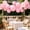 Pink, variant on Party Decorations, 43.3 inch PVC Reusable Inflatable Balloon Garland Arch Kit With Elastic To Inflate, for Birthdays Weddings