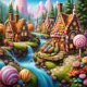 thumbnail image 2 of Kit Punto Cruz Con Casa Hilo Algodón Ecológico Bordado 11CT 45x45cm, 2 of 8