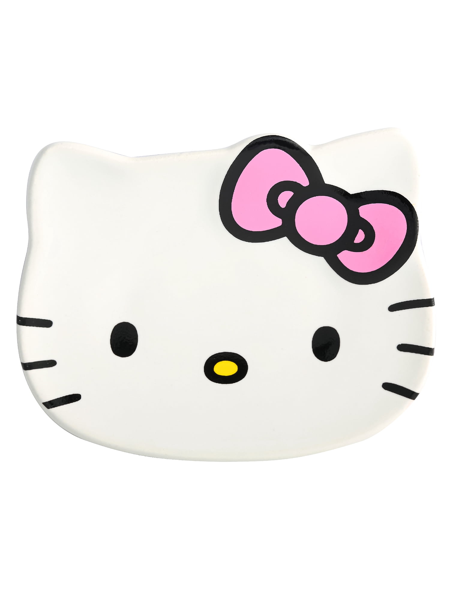 Hello Kitty Sterling Silver Earrings with Ceramic Jewelry Tray Gift Set