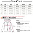 thumbnail image 3 of Camisetas de Manga Larga de las Mujeres de Color Sólido Botón Trasero Manga Corta Superior, Suelto Ajuste Casual Camiseta Diaria, 3 of 9