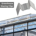 thumbnail image 3 of CPAN 100Pcs Greenhouse Glass Clips W Glass Clips for Greenhouse Spares, 3 of 6