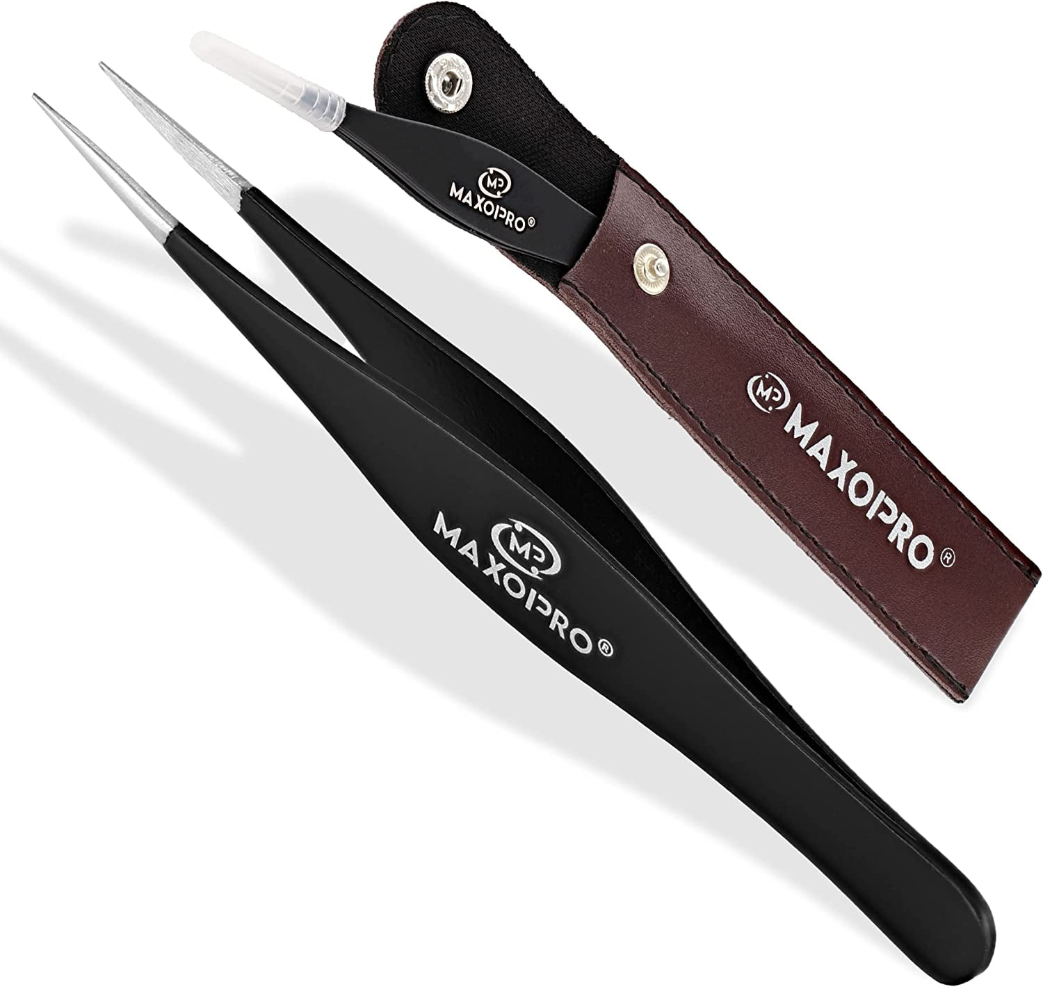 Professional Sharp Tweezers Pointed Tip Stainless Steel, Fine Tip