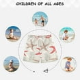 thumbnail image 6 of FORMRS Boys Swim Trunks Quick Dry Mesh Liner Boardshorts Sizes XS-XL, Brown Starfish, 6 of 7