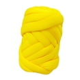 thumbnail image 3 of 1.5kg Chunky Yarn Bulky Yarn Washable Tube Giant Soft Yarn Arm Knitting Yarn Weight Yarn Jumbo Tubular Yarn for Baskets Sweaters DIY Pet Bed Yellow, 3 of 8
