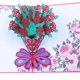 thumbnail image 2 of Naiovety Navidad Año Nuevo tarjeta de felicitación 3D Pop-up Flor hecha a mano Postal Tarjetas de felicitación Día de San Valentín Tarjeta de Kits de decoración para fiestas Rosa Naiovety JR0981-01, 2 of 6
