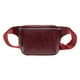 thumbnail image 1 of Bolso de hombro con patrón de cocodrilo para mujer Paquetes de cinturón de pecho (rojo vino), 1 of 6