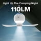 thumbnail image 3 of Ventiladores de Techo con Luces y Proyección de Estrellas, Ventilador Colgante LED para Camping con Control Remoto y Temporizador, Batería Recargable de 3600 MAh., 3 of 9