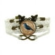 thumbnail image 2 of Pulseras para mujer, regalos para mujer, pulsera tejida con gemas de pájaro, pulsera multicapa con símbolo infinito para mujer, 2 of 3