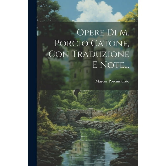 Opere Di M. Porcio Catone, Con Traduzione E Note... (Paperback)