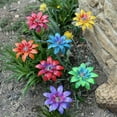 thumbnail image 2 of Metal Daylily Flower Garden Stakes Iron Crafts Hand Forged Metal Garden Art Mother's Day Gift Home Decoration Jardin, 2 of 7