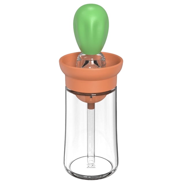 Aceite Tipo Exprimidor 2 En 1 Con Cepillo De Silicona Para Repostería, Cepillo Para Salsa De Silicona Y Botella Dispensadora De Aceite, Herramienta De Cocina Noticed HA044022-04