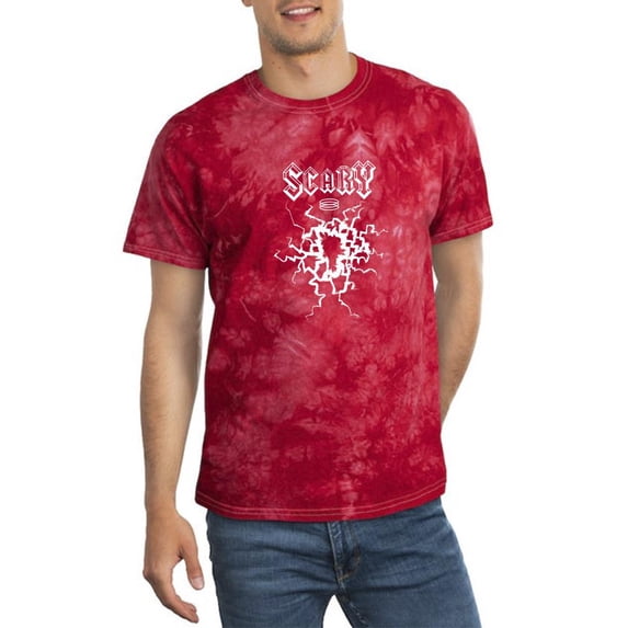 Scary Techno Style Tie Dye Crystal Men -Image by Shutterstock, Male x-Large