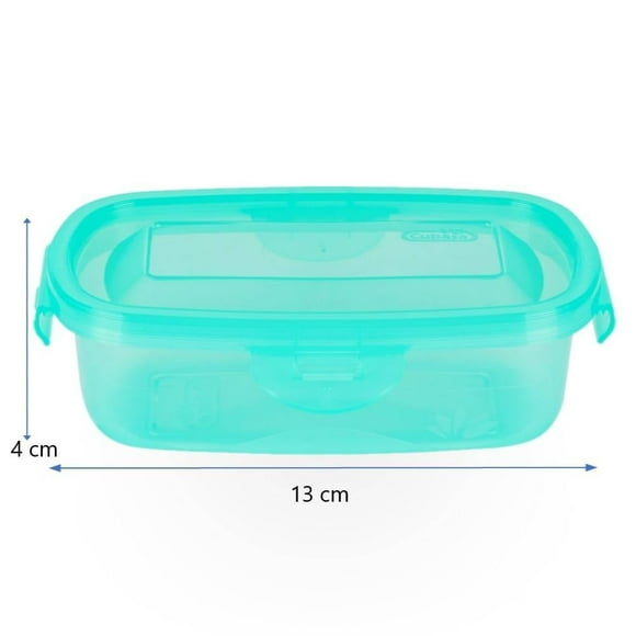 Hermético Cubasa con Broches Capacidad de 600ml