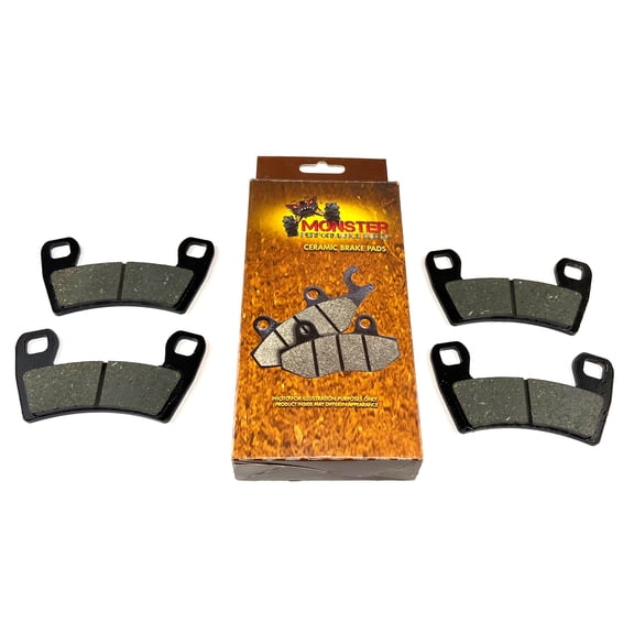 Monster Brake Pad Set for Polaris RZR 900 & 1000 2015-2024, 2206025, Front, Optimal Braking
