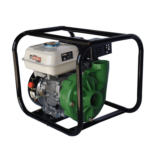 Bomba De Agua Agrícola 2x2 Pulgadas C/Motor 7 Hp Swedish Husky Power HKB2270F