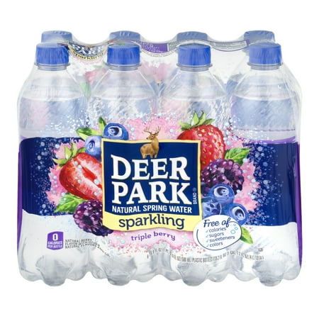 Deer Park Triple Berry Natural Spring Water, 16.9 Fl. Oz. - Walmart.com