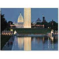 Trademark Fine Art "National Mall at Twilight" Canvas Art by Gregory O'Hanlon