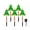 A, variant on Fegute Solar Powered Multicolor Garden Lights Five Lamp Set Christmas Decoration Waterproof Outdoor Parties Flexible Installation Eco-friendly 2m String Lights