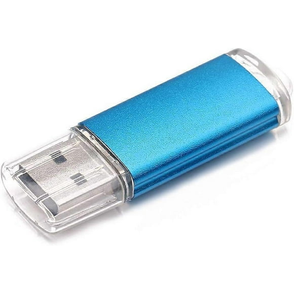 High Speed Lock USB Flash Drive Pen/ USB Memory BLUE 64GB