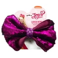 thumbnail image 4 of Girls JoJo Siwa Large Reversible Sequins Bow Elastic Ponytail Holder Purple, 4 of 4