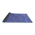 thumbnail image 2 of Ahgly Company Indoor Round Oriental Blue Industrial Area Rugs, 4' Round, 2 of 4