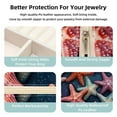 thumbnail image 3 of Starfish Travel Portable Square Jewelry Box - Bracelet Holder and Jewelry Stand - Ideal for Rings, Earrings, Necklaces, and Bracelets - Suitable for Girls and Women, 3 of 6