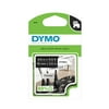 DYMO D1 High Performance Flexible Nylon Fabric Tape for LabelManager Label Makers, Black Print on White Tape, 3/4-inch x 12-Foot Roll