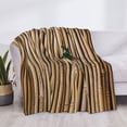 thumbnail image 3 of Yiaed Bamboo Raft Print Blanket Throw Blanket Soft Cozy Flannel Blanket for Home Bed Sofa Couch Chair-80"x60", 3 of 6
