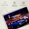 thumbnail image 6 of Elephant Stock Fast Fred's Wall Art - Horizontal Canvas Wall Art - Home Office Wall Decor - Transportation Canvas - Blue And Red Decor By Bruce Kaiser - 36" x 24", 6 of 8