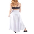 thumbnail image 4 of EIMELI Jupe Longue Maxi Asymétrique Boho Taille Haute pour Vacances à la Plage Rouge m, 4 of 6