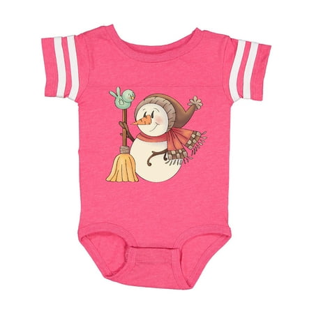 

Inktastic For the Birds Snowman Gift Baby Boy Bodysuit