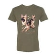 thumbnail image 2 of If It's Not a German Shepherd It's Just a Dog Gift | Mens Dog Lover Premium Tri Blend T-Shirt, Military Green, Small, 2 of 3