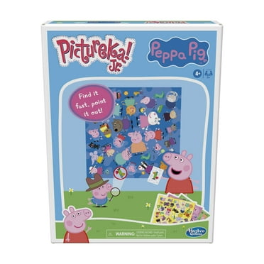 Hasbro Gaming Pictureka! Junior Peppa Pig Picture Game, Fun Board Game for Preschoolers, for 4 Year Olds and Up, No Reading Required E11