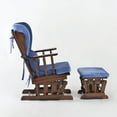 thumbnail image 3 of Comfort Deluxe Glider Chair and Ottoman Set Cloud Blue, 3 of 5