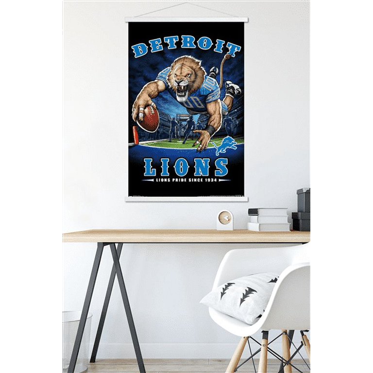 Detroit Lions NFL 2023 Schedule Home Decor Poster Canvas