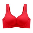 thumbnail image 6 of Gerichy Bras for Women Womens Bras, Compression Bra, Wirefree Bra, Stretchable Straps Bra Red,2XL, 6 of 6